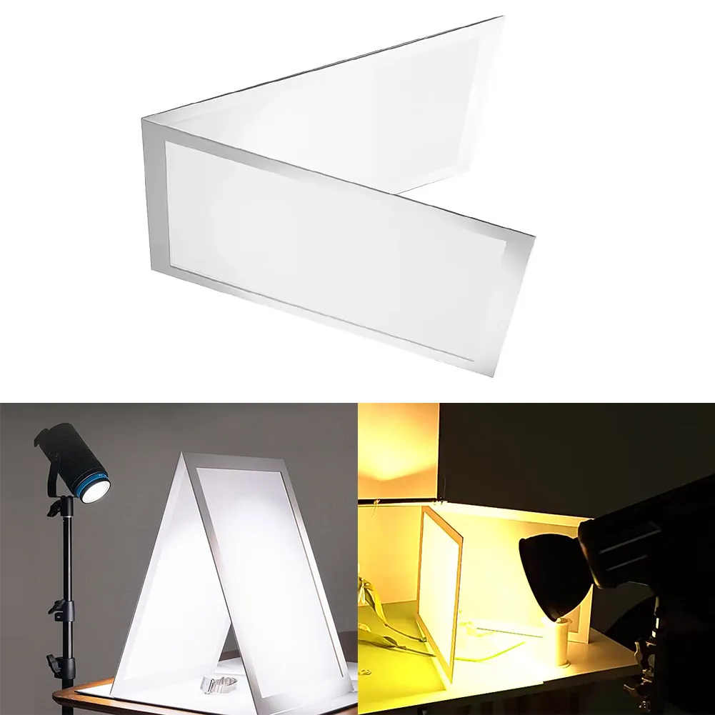 Foldable V-Shaped Flat Reflector Portable Photography Reflector Suitable For Studio Camera Photography Light Diffusion Board