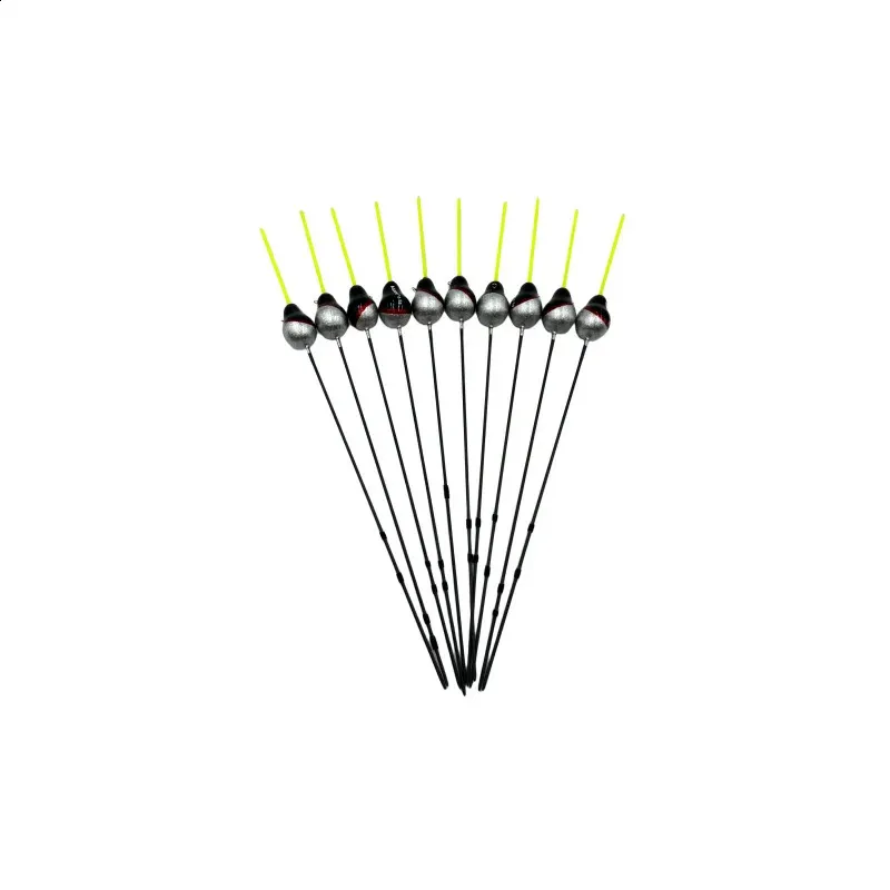 10 Pieces of Carp Pole Fishing Float Bobber with 05g Buoyancy.