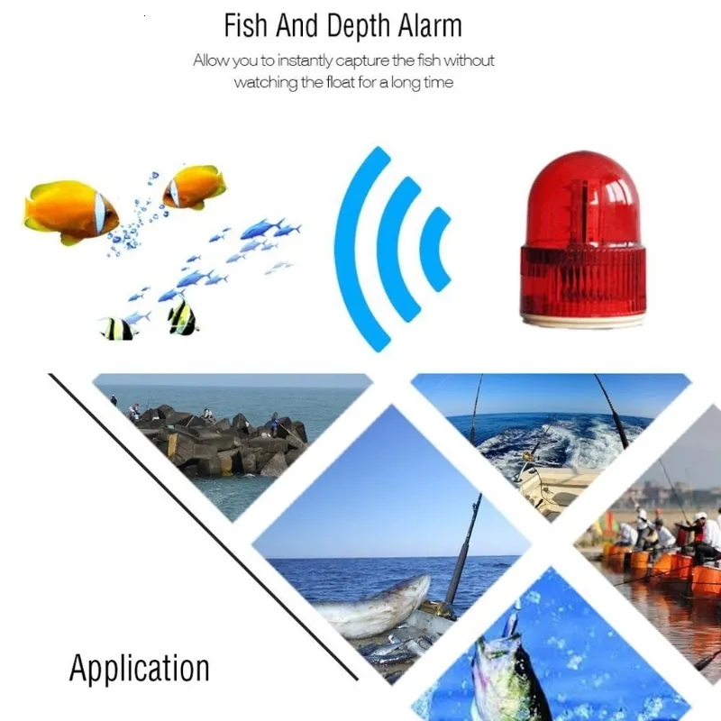 Fish Finder Smart Portable Depth Fish Finder with 100M Wireless Sonar Sensor Echo Sounder LCD Fishfinder Lake Sea Fishing