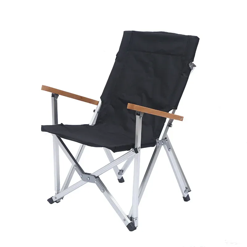 Double-Layer Thickened Portable Tourist Chair with a Stable Load-Bearing Capacity and Folding Design, Ideal for Outdoor Activities.