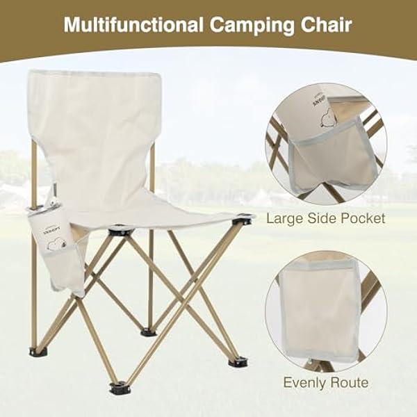 Portable, Lightweight and Compact Folding Camping Chair, an Ultra Durable Foldable Backpacking Chair for Hiking, Beach and Lawn Use.