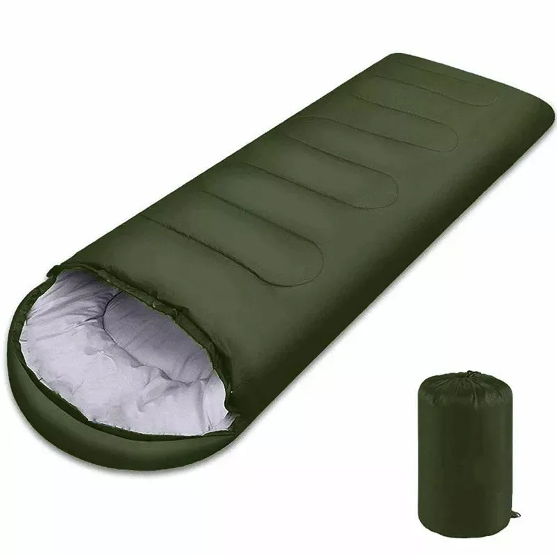 Camping Sleeping Bag Lightweight 4 Season Warm Envelope Backpacking Outdoor Cotton Sleeping Bag