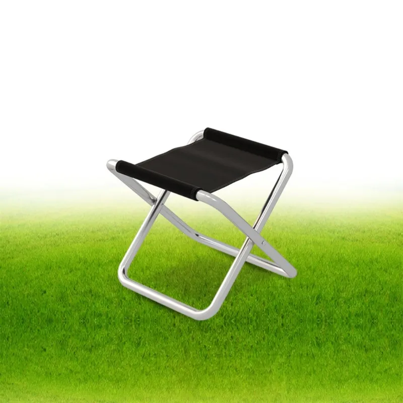 Outdoor Portable and Collapsible Folding Stool, a Lightweight and Small Foldable Stool for Fishing and Camping, Also Known as a Slacker Chair.