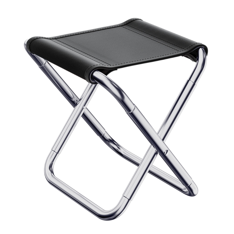 Outdoor Portable and Collapsible Folding Stool, a Lightweight and Small Foldable Stool for Fishing and Camping, Also Known as a Slacker Chair.