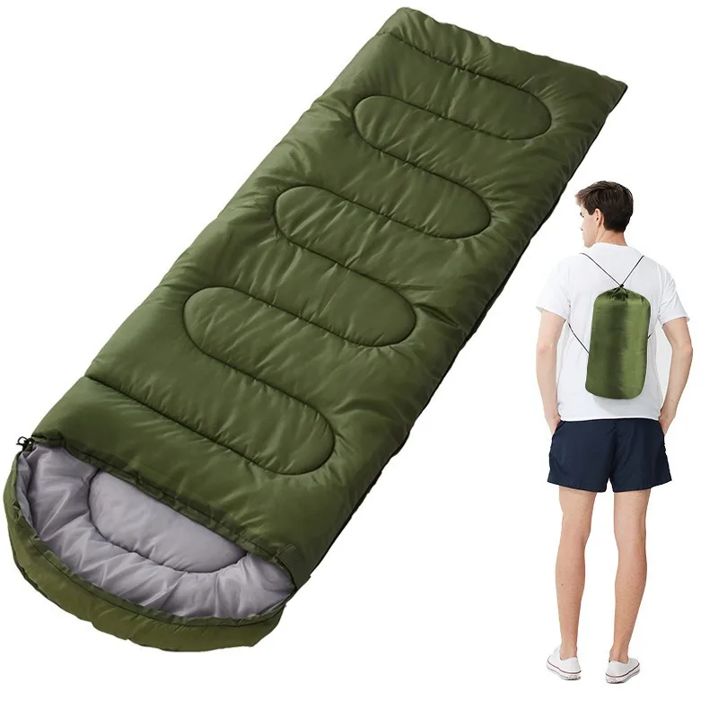 Ultralight and Portable Sleeping Bag with a Warm Envelope, a Hiking Supply for Backpacking, Outdoor Travel and Camping.