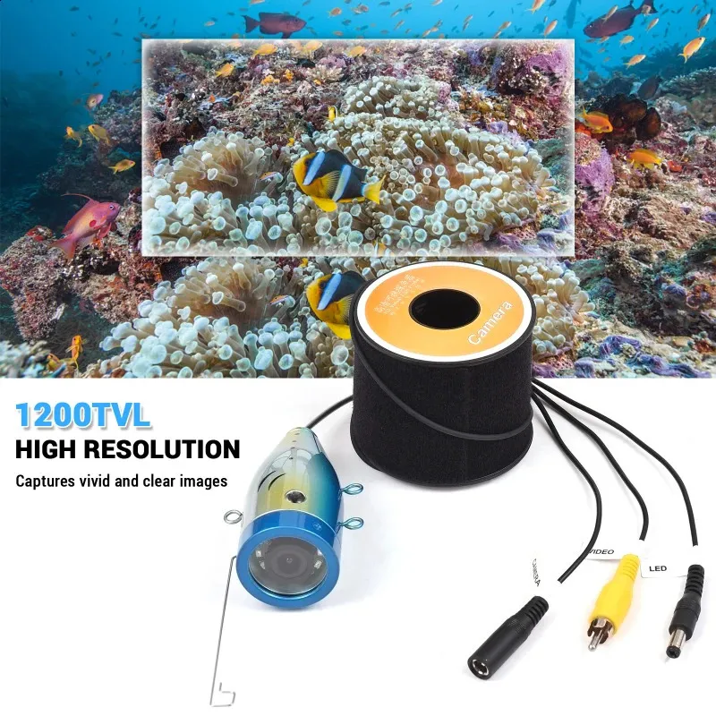 Underwater Fishing Camera 12 IR LED Lights Waterproof Fishing Camera With 15M/30M/50M Cable For Fish Finder