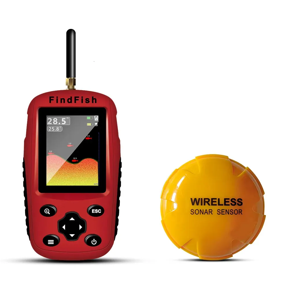 Sonar Fish Finder with a 36M Detection Range and Fishing Echo Sounder, a Portable Fishing Detector for Fishing.