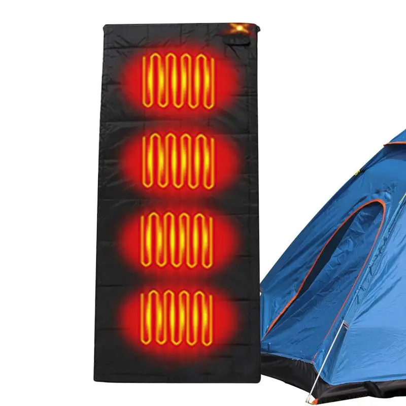 USB Heated Sleeping Bag, a Winter Warm Heated Blanket Pad for Use in Outdoor Travel, Camping and Backpacking.