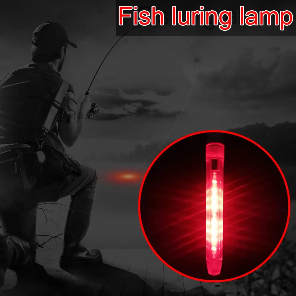 Mini Fishing Lure Light, an LED Night Float Lightstick for Gathering Bait and with a Luminous Effect.