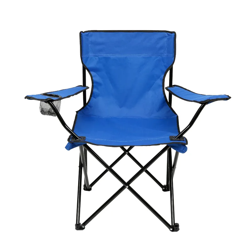 Outdoor Leisure Folding Chair Portable Backrest Chair Camping Fishing Chair with Armrests Beach Chair Camping Folding Chair