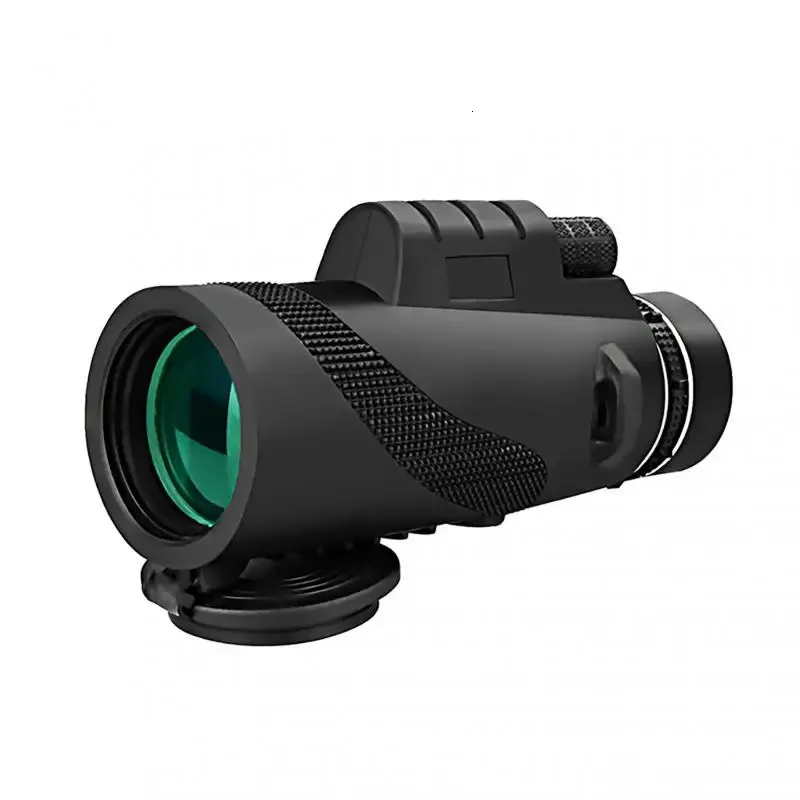 Powerful Monocular Binocular Telescopes with High Definition Zoom and Night Vision, Equipped with a Smartphone Holder, a Useful Tool for Hunting and Camping.