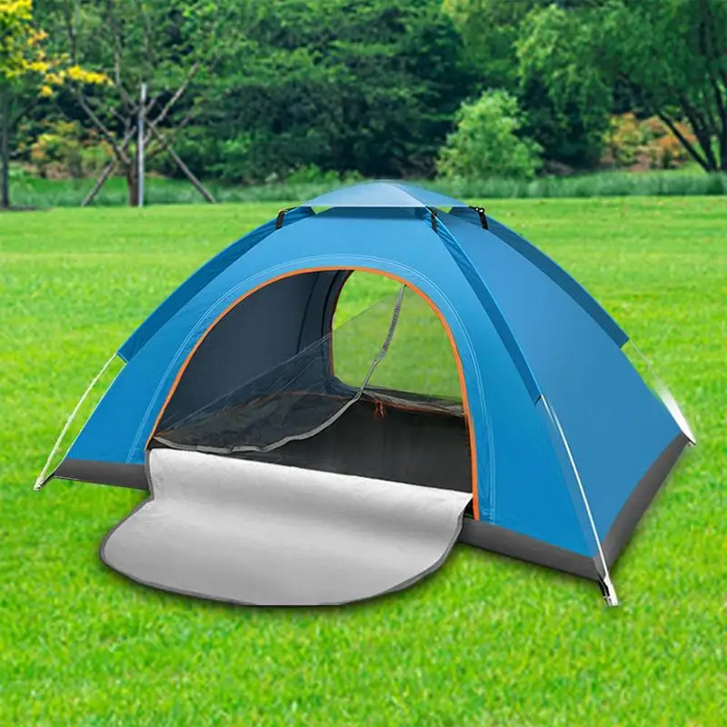 Camping Outdoor Pop Up Tent Automatic Pop Up Camping Tent Windproof 2-3 People Automatic Camping Tent for Camping Adventures