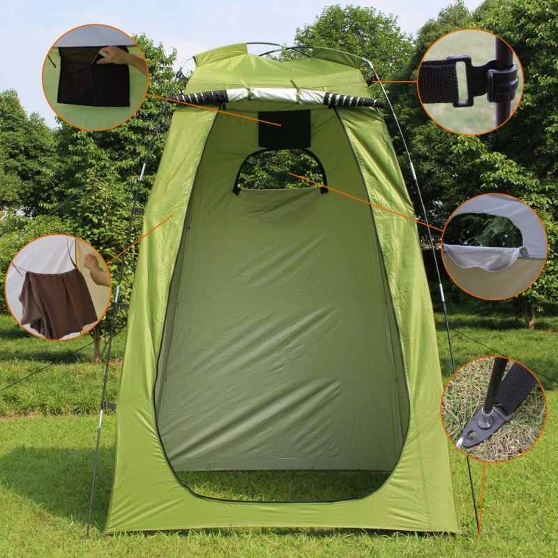 6FT Camping Tent for Shower, a Private Changing Room for Camping, Biking, Toilet Use, Showering at the Beach.