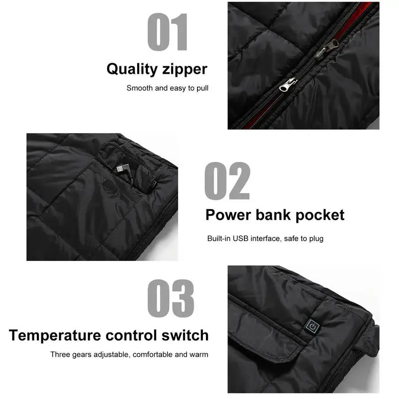 USB Heated Sleeping Bag, a Winter Warm Heated Blanket Pad for Use in Outdoor Travel, Camping and Backpacking.