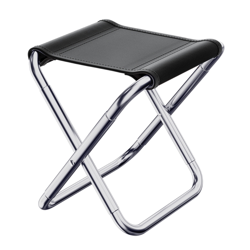 Outdoor Portable Folding Stool Collapsible Slacker Chair Lightweight Foldable Stool Small for Fishing Camping