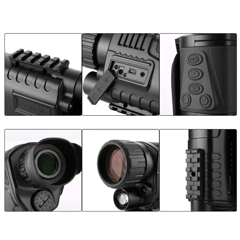 Digital Infrared Night Vision Monocular Camera with Camcorder Function and Telescope, Also a Video Recorder.