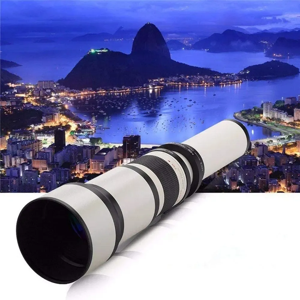 Super Telescope with Telepo Lens and Camera Lenses.