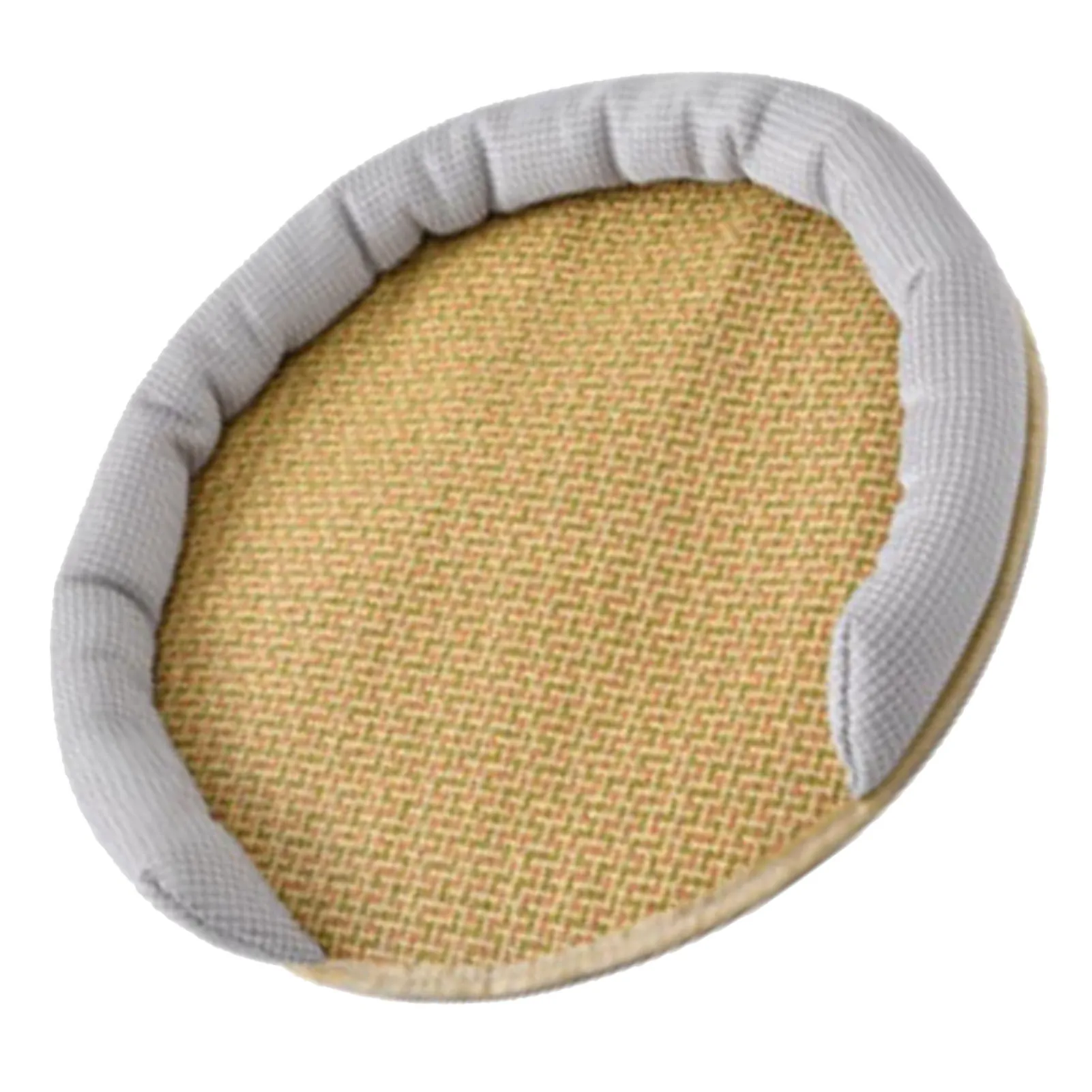 Summer Pet Cooling Mat: Waterproof, Breathable, Soft, and Comfortable Hand-Woven Rattan Pad for Indoor Cats