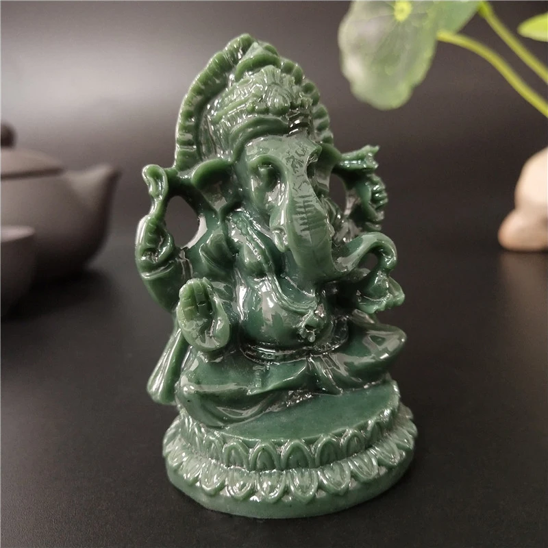 Lord Ganesha Statue: Buddha Elephant God Figurine,...