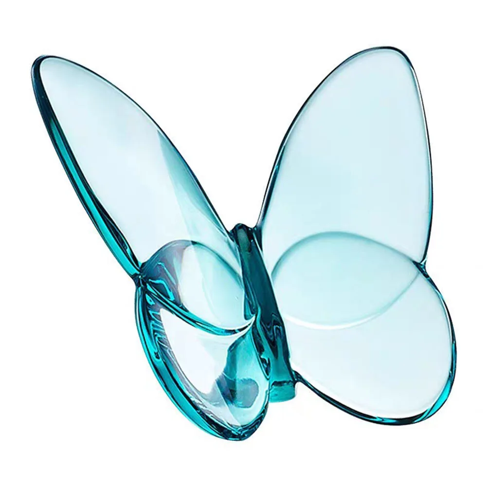 Transparent Crystal Butterfly Ornaments: Creative Wedding Gift, Glass Crystal Butterfly Decoration