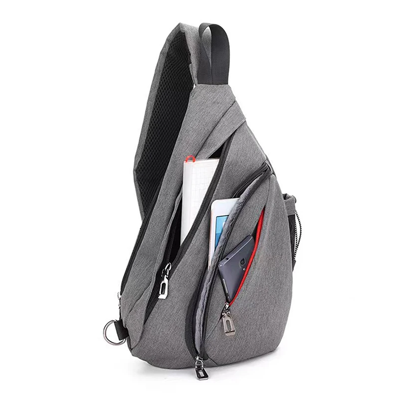 Men's Chest Bag Leisure Sports Storage Bag Outdoor Travel Large Capacity Versatile Crossbody Bag Backpack