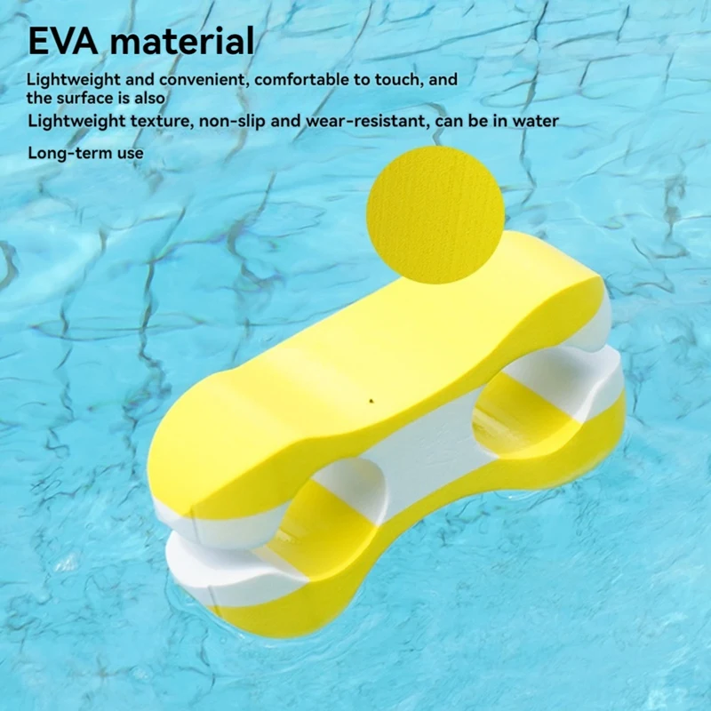 New Unisex Swimming Tool for Adult Beginners, the Pull Buoy Leg Floating Swimming Training Aid that Also Functions as a Swim Trainer Kickboard and Ankle Buoy.