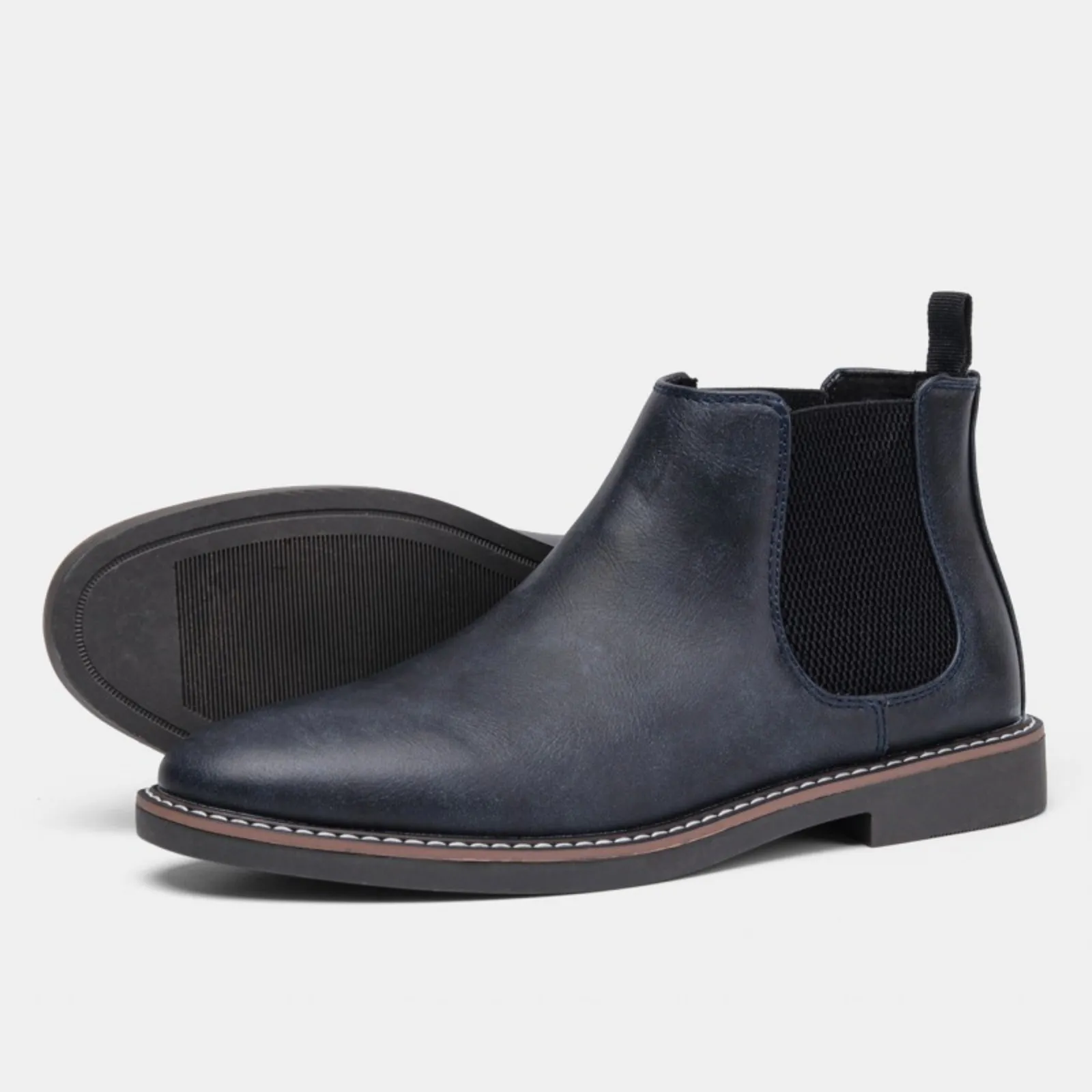 Retro Chelsea Boots Comfortable Fashion Leather Ankle Men Boots