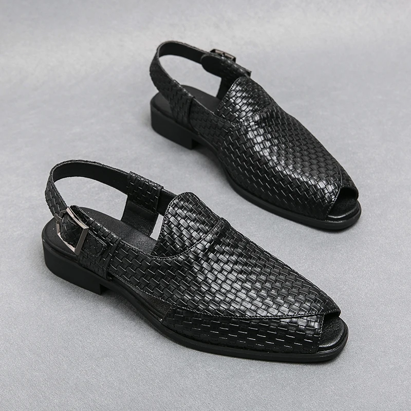 Brogue Shoes Sandals Men Summer ...
