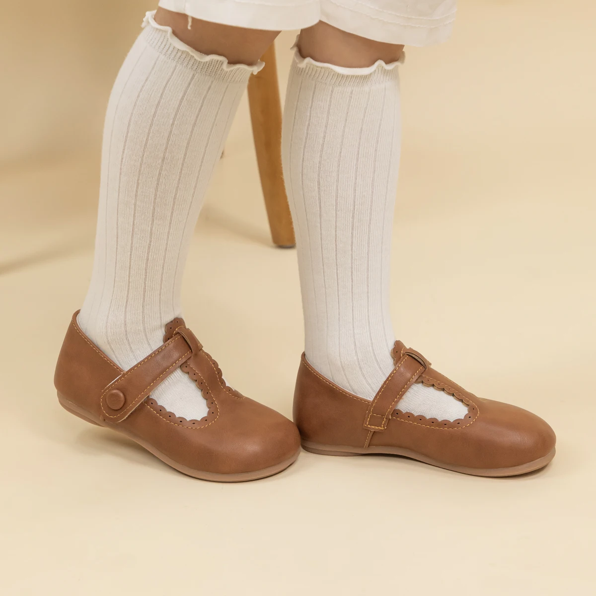 Mary Jane Dress Shoes Kids Ballet Flats Girls Part...