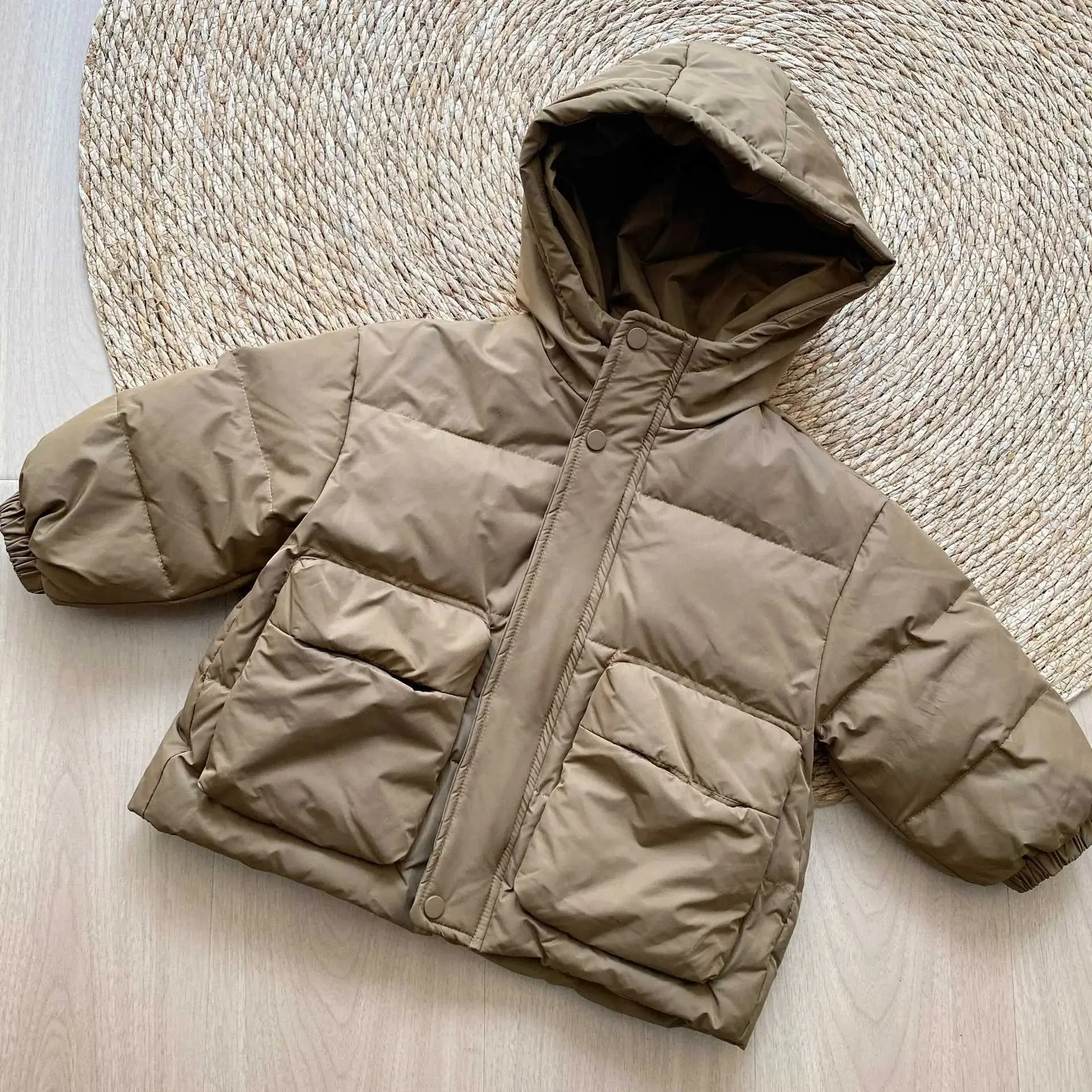 Children's Down Jacket Thick Hooded Warm ...