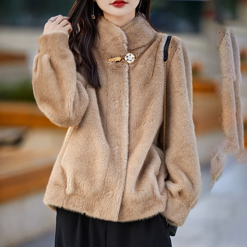 Fur Coat Winter Women Jacket Faux ...