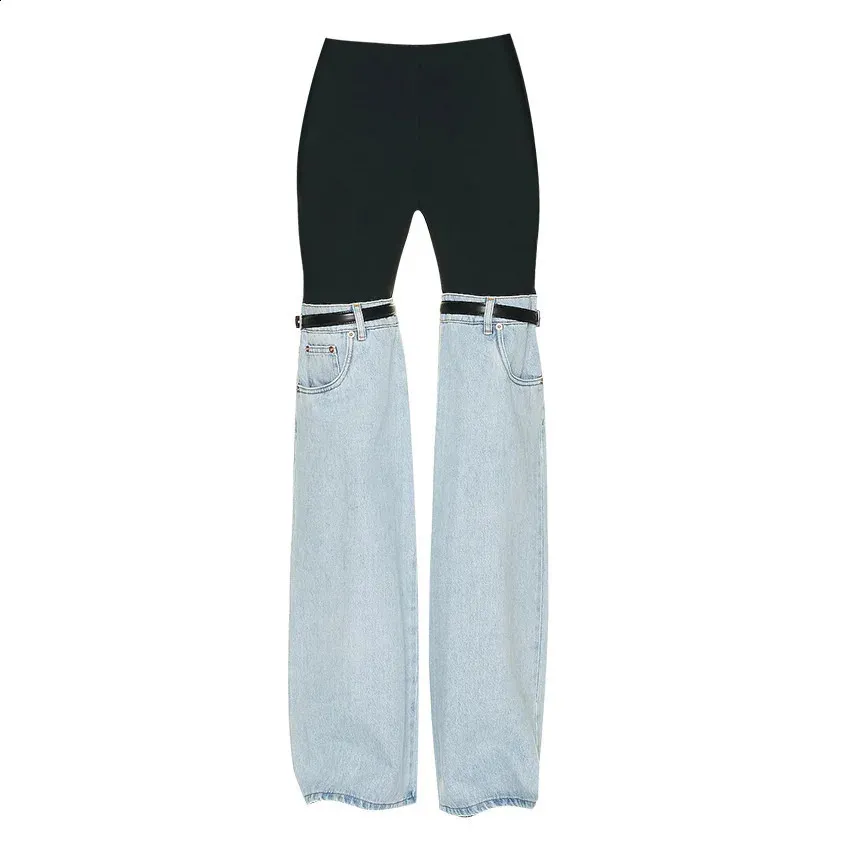 Fashion Womens Jeans High Waist Straight ...