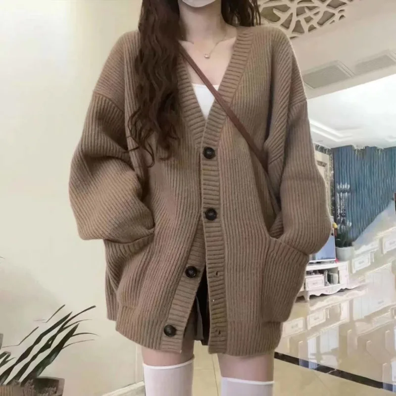 Autumn Winter Women Cardigan Sweater Coats ...