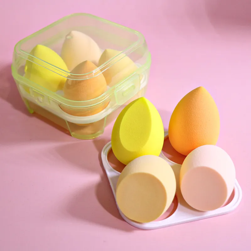 Makeup Powder Puff Makeup Sponge Beauty Egg With Storage Box Foundation Powder Beauty Tool