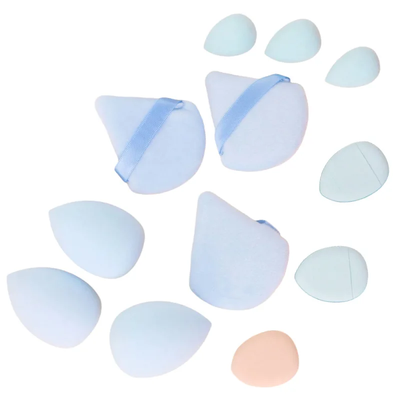 12pcs Makeup Sponge Blender Beauty Egg Soft Makeup Foundation Sponge Powder Puff Women's Makeup Accessories