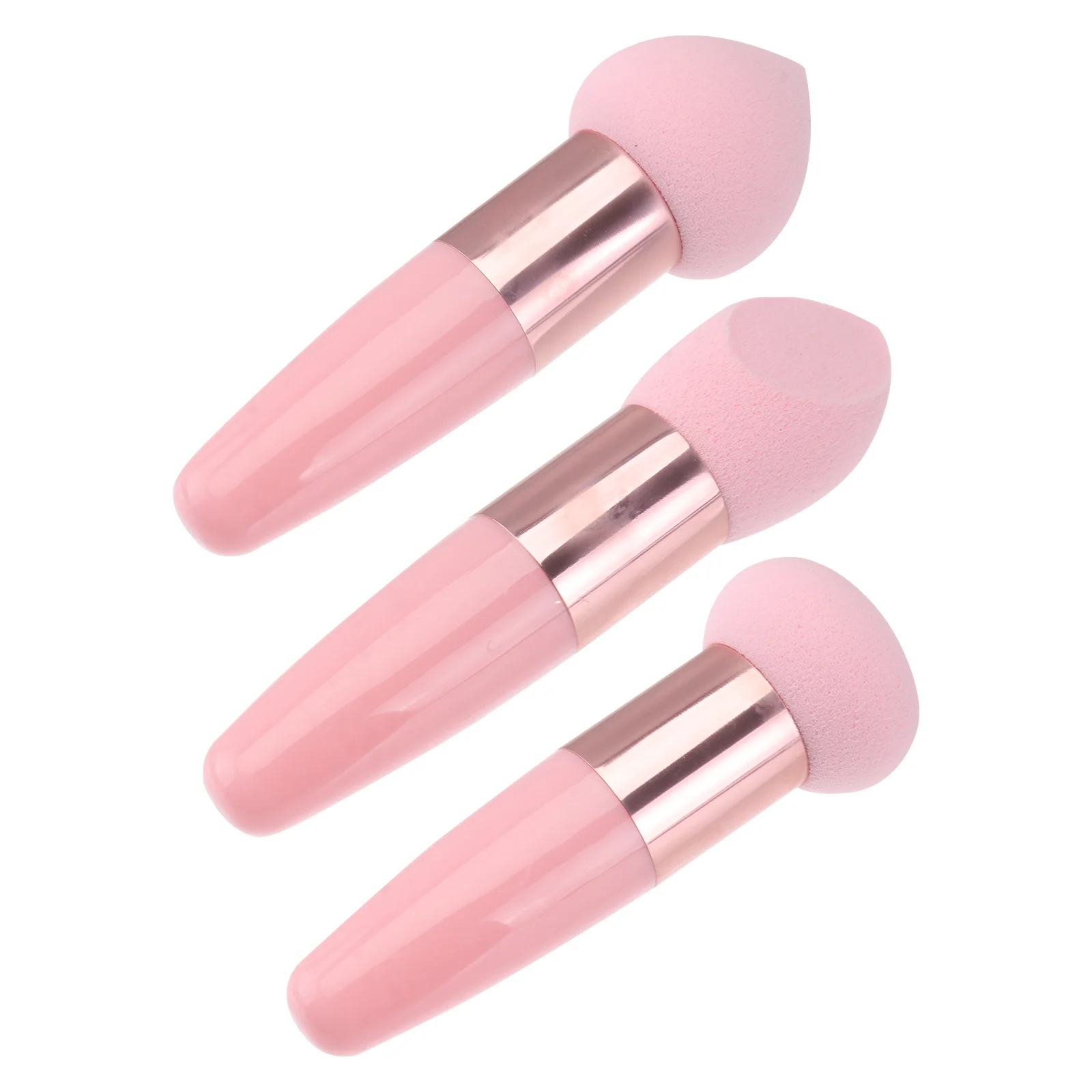 3 Pack Beauty Pens Mini Makeup Accessories Sponge With Handle Powder Puff Lotion Makeup Pencil