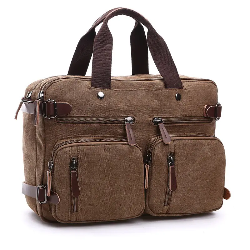 Laptop Bag Business Briefcase Travel Leisure Canvas Bag Large Capacity Multifunctional Bag