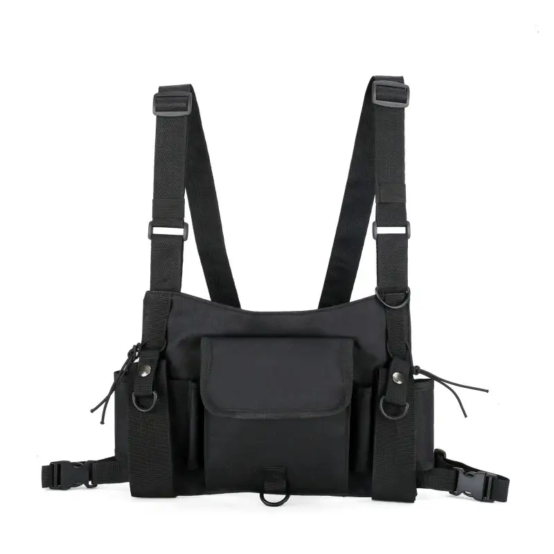 New Men's Chest Bag Hip Hop Streetwear Bag Tactica...