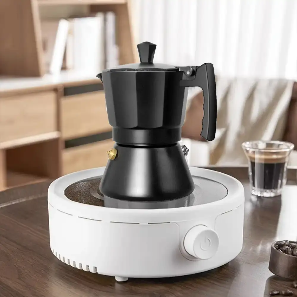 Aluminum Moka Italian Moka Pot Espresso Coffee Pot Induction Cooker Percolator Pot Stove Top Pot