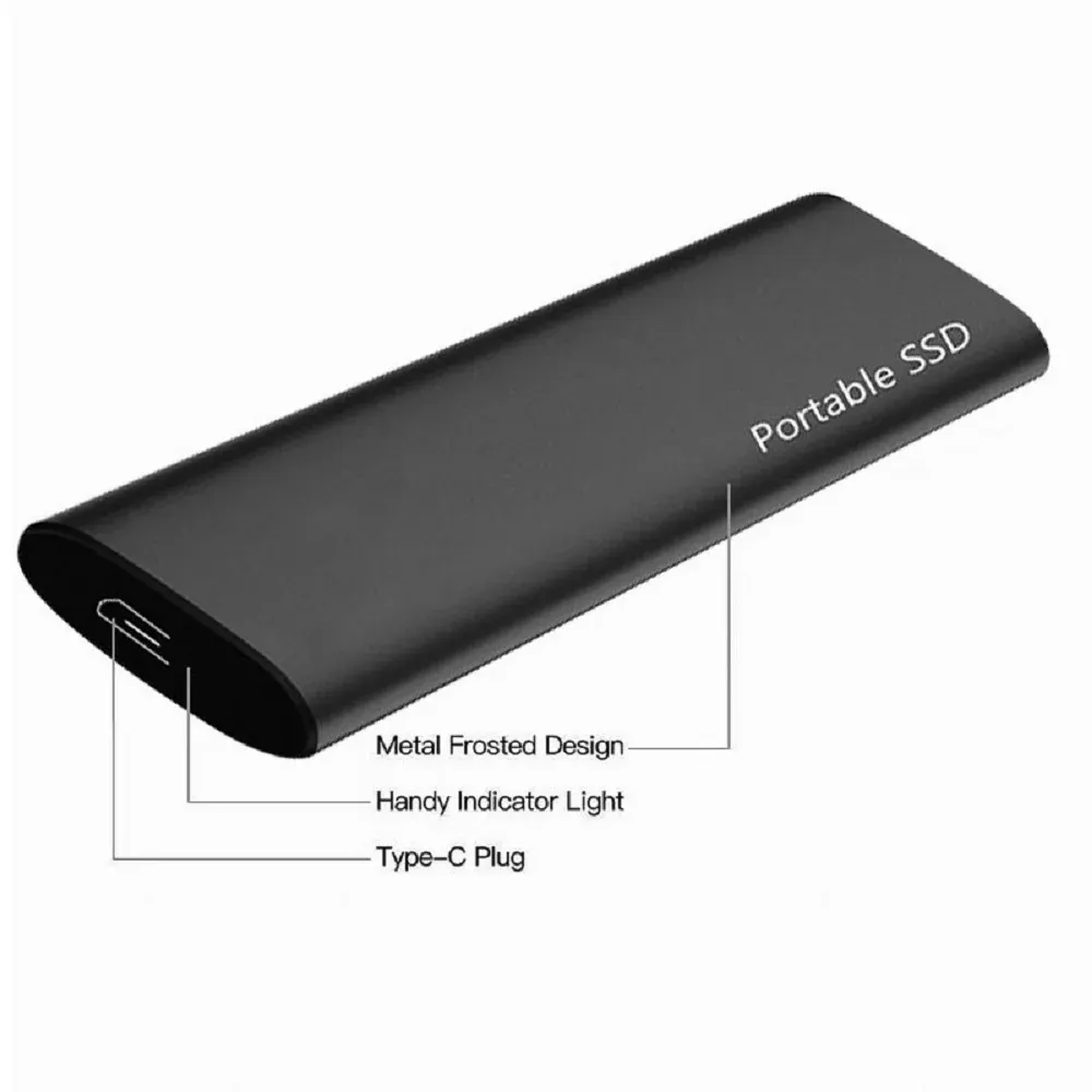 Original Portable External Ssd High Speed External Solid State Drive Usb3.1 Portable Drive External Hard Drive For Pc