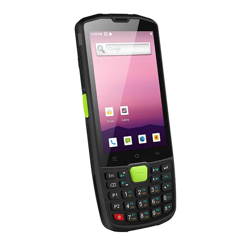 Barcode Reader Scanner 4 Inch Display 4G+64G Android 10 Support Type-C, OTG，5200mAh Li-ion Battery
