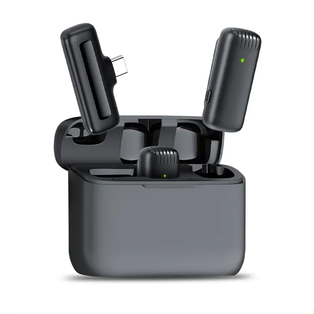 Wireless Lavalier Microphone Mini Portable Noise Reduction Video Recording Microphone
