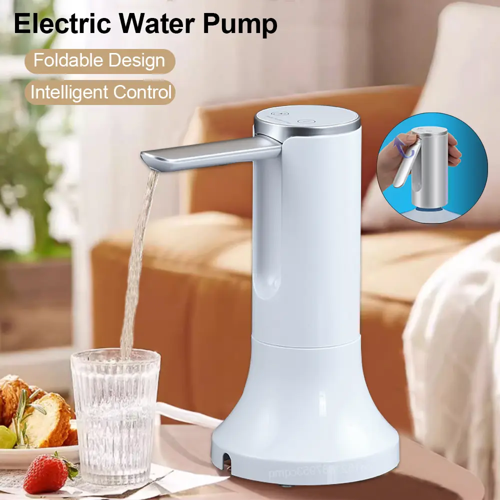 Electric Water Gallon Pump For Automatic Water Bottle Pump Mini Desktop Usb Rechargeable Water Pump