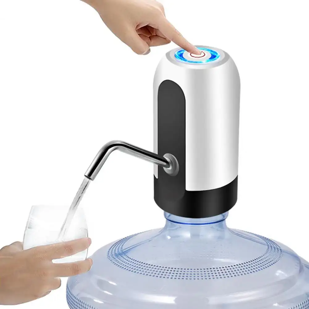 Electric Water Pump Safe To Use Usb Rechargeable Water Bottle Pump Silent Water Dispenser