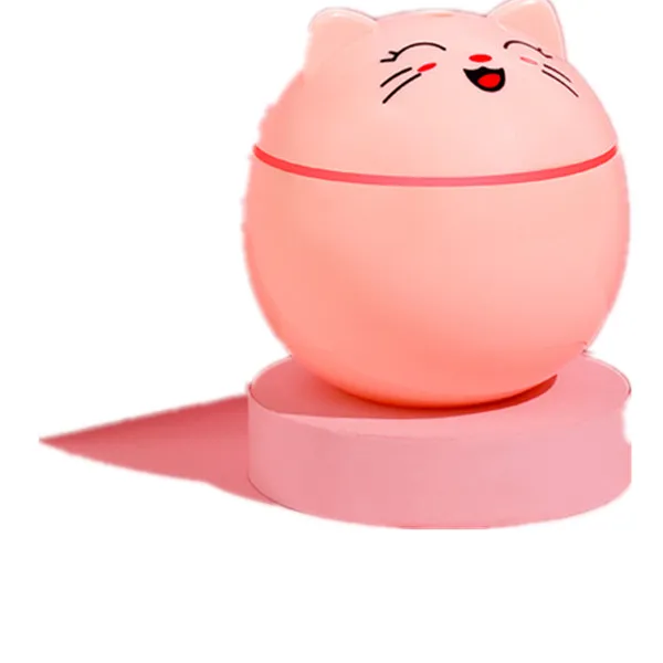 Air Humidifier for Office Fresher Purifier Mist Maker With Colorful Night USB Cat Lamps Mini Office Home Appliance
