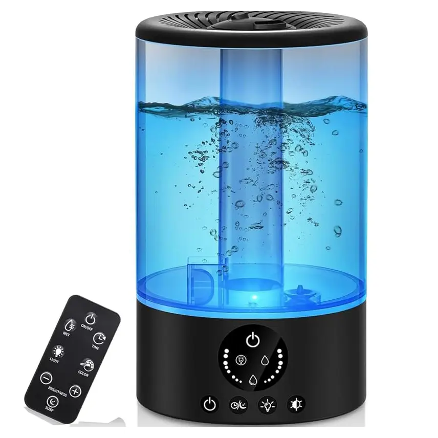 Humidifier for Dry Bedrooms 3.5 Liter Top Fill Cool Mist Air Humidifier for Living Room Office Large Humidifier