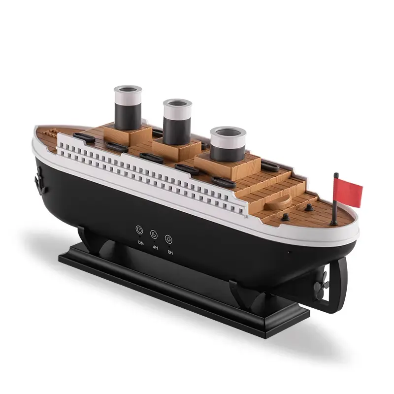 Ocean Liner Electric Aroma Air Humidifier Cruise Ship Model Aromatherapy Diffuser for Home Room Decorate Home Appliances