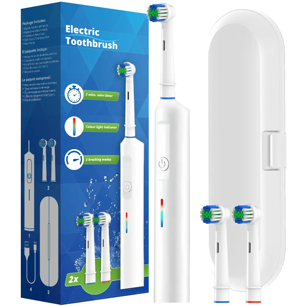 Rotating Electric Toothbrush Intelligent Rechargeable Rotary Rotation Toothbrush