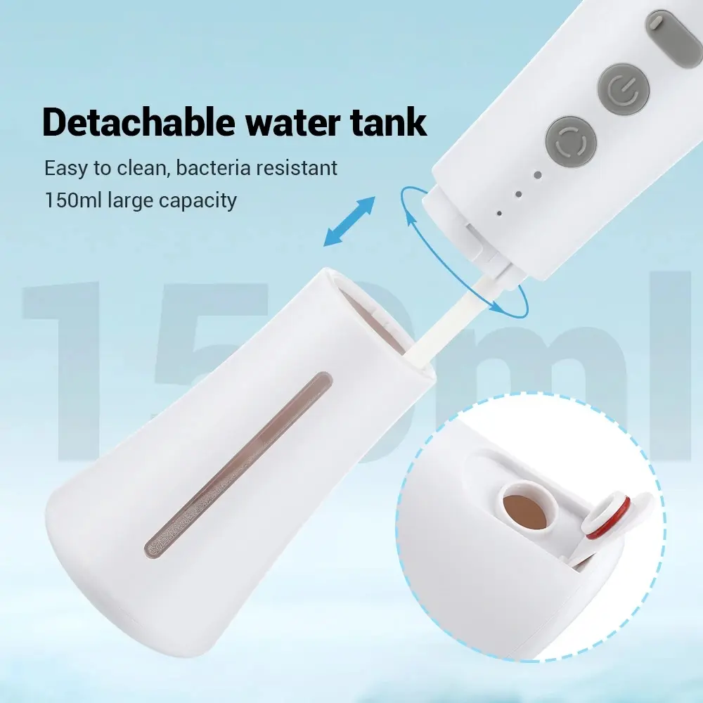 Professional 3 Mode Electric Dental Irrigator For Teeth Cleaning Whitening And Oral Hygiene Maintenance