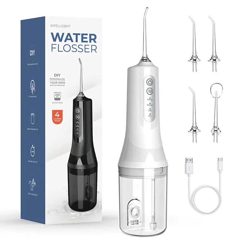 Professional Wireless Dental Floss Cleaner 4 Clean...